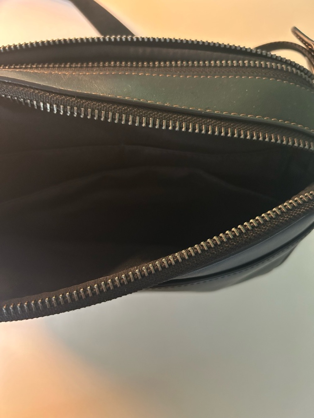 COACH Black Leather Crossbody Bag - Picture 7 of 8